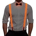 thumbnail image 1 of LINLIN LED Suspenders, Light Up LED Y Back Suspenders and Bowtie for Festival Party Supplies, 1 of 8