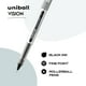 thumbnail image 3 of Bolígrafos con punta fina Uni-Ball Vision, color negro, 0,7 mm, 5C, 3 of 8