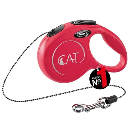 Flexi Automatic Leash New Classic Cat XS 3 M Red Line