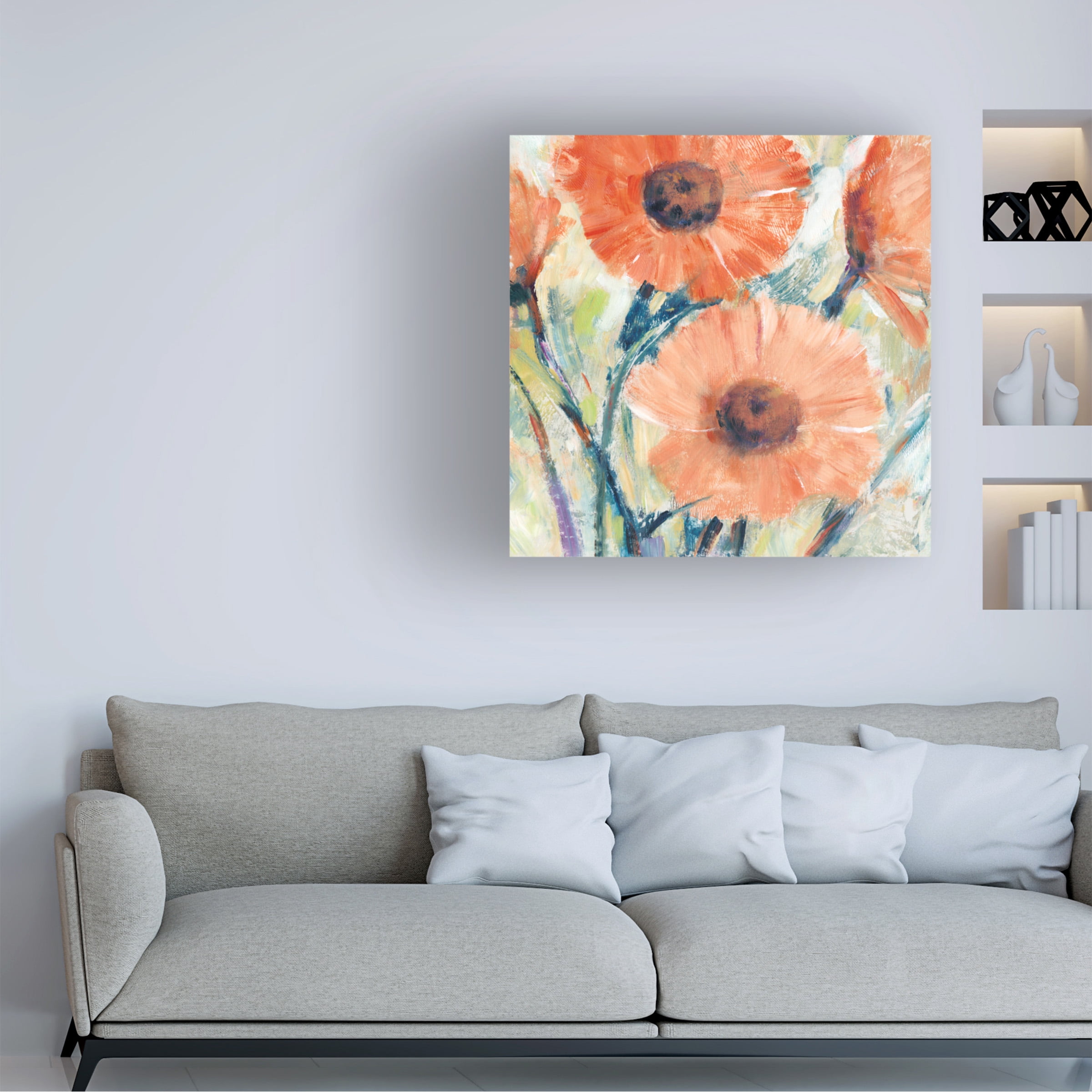 Tim O Toole 'Flowers in Bloom II' Canvas Art