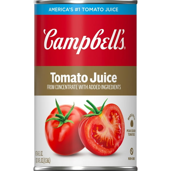 Campbell's 100% Tomato Juice, 46 fl oz Can