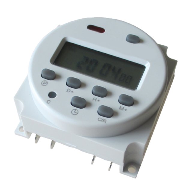 GoFJ CN101A LCD Display Timer Digital Weekly Cycle Durable Plastic Time