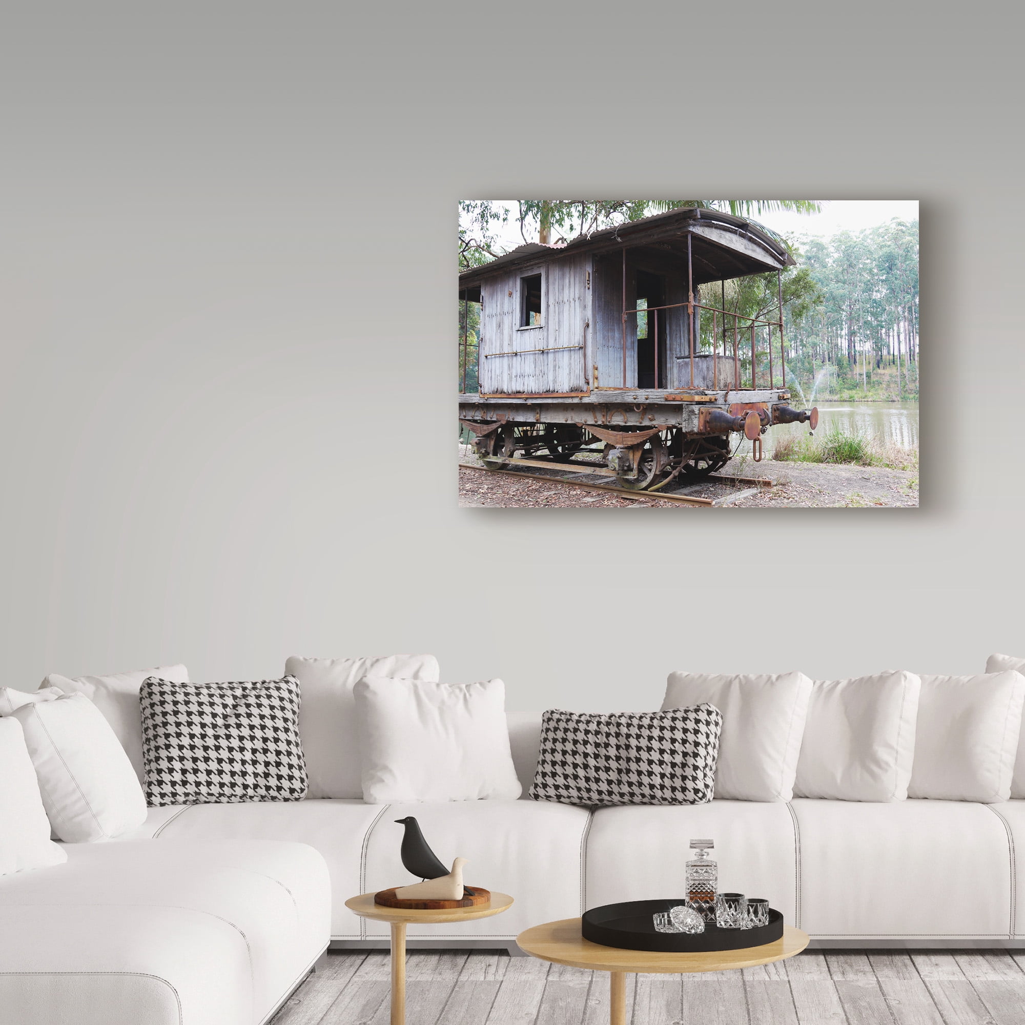 Trademark Fine Art 'Train Car' Canvas Art by Incredi