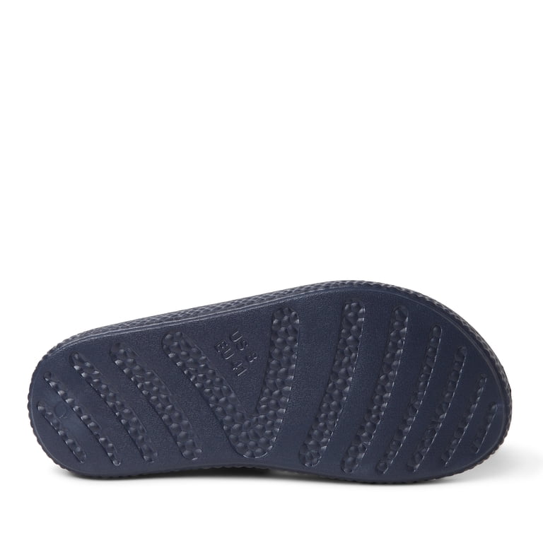 Dearfoams EcoCozy Men\'s Sustainable Comfort Slide Sandal - BLACK Size 8 Dearfoams EcoCozy Men main image 4