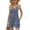 Black Flower, variant on ZHENWEI Womens Casual Summer Sleeveless Romper Loose Adjustable Spaghetti Strap Stretchy Shorts Jumpsuits with Pockets