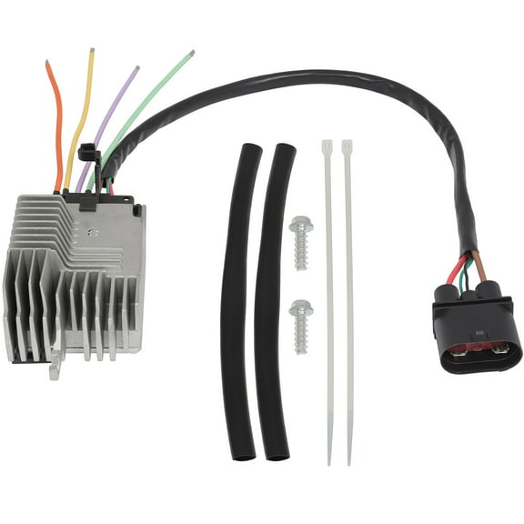 SCITOO Radiator Cooling Fan Control Module Compatible with 2006 2007 2008 for Audi A6 2005 2006 2007 2008 2009 2010 2011 for Audi A6 Quattro