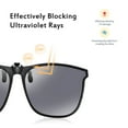thumbnail image 2 of 3 pares de clip en gafas de sol con anteojos de lente polarizado para hombres para hombres, 2 of 5