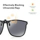 thumbnail image 2 of 3 pares de clip en gafas de sol con anteojos de lente polarizado para hombres para hombres, 2 of 5
