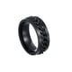 thumbnail image 1 of Ins moda mujer cadena enlace hombres anillo giratorio acero inoxidable cadena enlace hombres titanio acero sacacorchos anillo regalo Tan Jianjun unisex, 1 of 2
