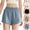 #04 White 【Stock up on Your Favorite Colors】, variant on Women's Loose Fit Sports Shorts, Mid Rise Elastic Waist with Tummy Smoothing, Quick Dry Fabric for Running, Yoga, or Lounge, Comfortable Athletic | CSEONE,Black L
