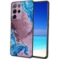 thumbnail image 1 of Compatible with Samsung Galaxy S22 Ultra Phone Case, Blue-Marble-51 Case Silicone Protective for Teen Girl Boy Case for Samsung Galaxy S22 Ultra, 1 of 1