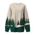 thumbnail image 4 of Aoiroe Fashion Clothing,Scoop Neck Long Sleeve Tops For Women,Fall Basic Clothes 2025,Sweatshirt For Women,Basic Sweaters For Women,Winter Clothing For Women,Oversized Sweater,Green,M, 4 of 4