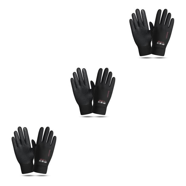 Yuarrent 1 par de guantes de ciclismo de invierno antideslizante pantalla táctil carreras montar al aire libre protectores portátiles de protección Type1 NO1 Yuarrent CBP180620