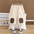 thumbnail image 2 of toraway Baby Boy Pants 0-3 Months Children's Spring and Autumn Children's Pants Applied Cloth Girl Baby Autumn Sweatpants Boy Autumn Pants 6-12 Months, 2 of 4