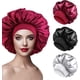 thumbnail image 1 of Gorro de dormir elástico reutilizable de satén para el cuidado del cabello, 3 uds., 1 of 5