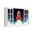 thumbnail image 2 of Creative Products Rocket Ship Window 24x36 Canvas Wall Art, 2 of 5