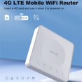 thumbnail image 5 of 3X Enrutador CPE 4G LTE con Módem WiFi 6 y Tarjeta SIM, Compatible con 32 Conexiones de Dispositivos. Enrutador Inalámbrico Móvil para Asia, África y Europa., 5 of 5