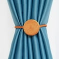 thumbnail image 4 of Sujetadores de cortinas | Sujetacortinas ajustables para ventanas | Cierre magnético y correa elástica de lino | Decoración moderna para el hogar y la oficina | Juego de 1 pieza, 4 of 7