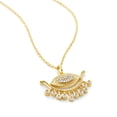 thumbnail image 2 of MOON & SELF Collar Lumina Astral Ojo Turco Proteccion Baño Oro 18k Elegante, 2 of 5