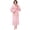Pink, variant on Pink Women Robe Fleece Plush Soft, Fluffy Fuzzy Cozy Warm Lightweight Bathrobe, Shower Spa House Long Robe for Women, S/M