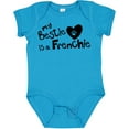thumbnail image 3 of Inktastic Bestie Frenchie Boys or Girls Baby Bodysuit, 3 of 5