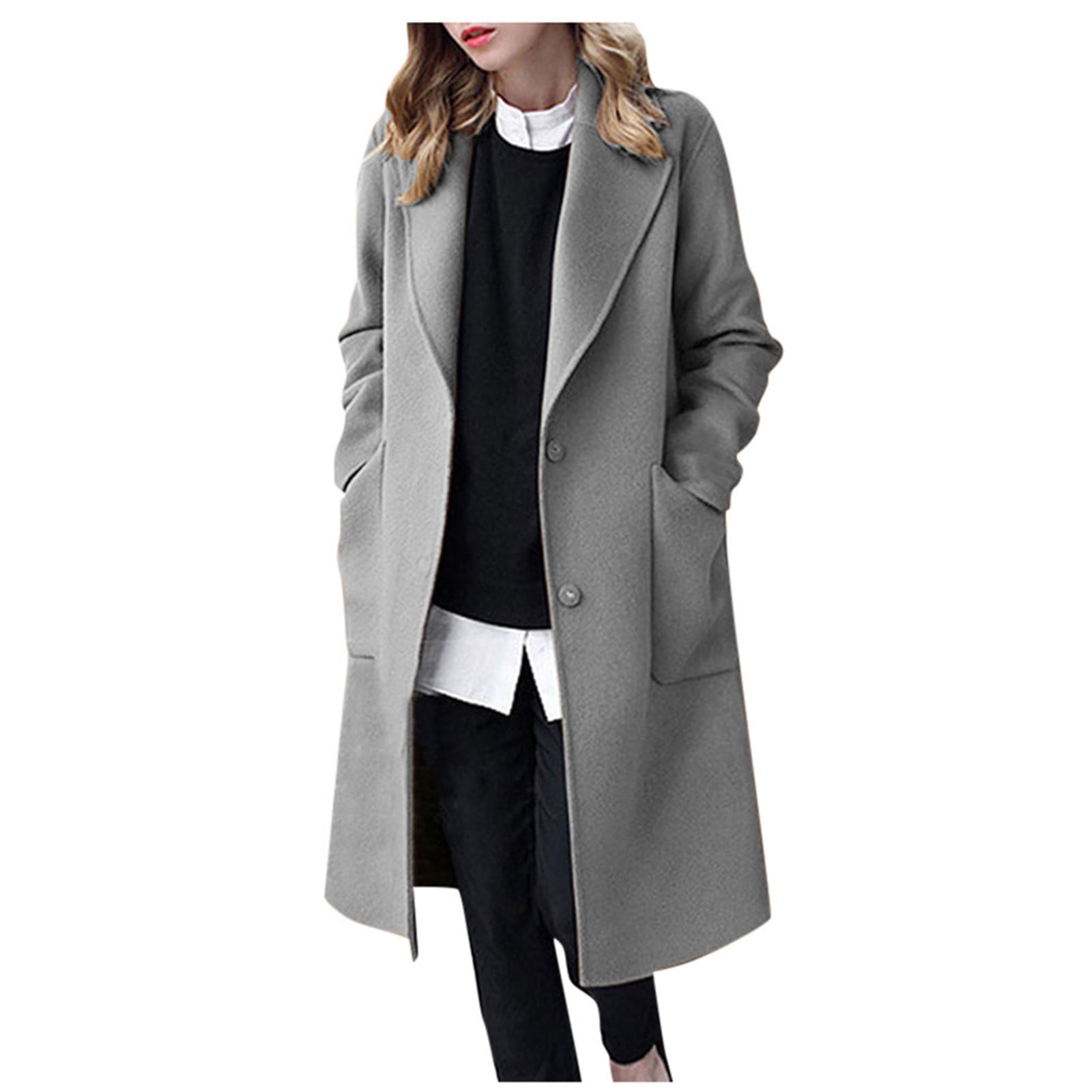 ジャケット・アウター epine volume wool tailored coat gray epine volume wool tailored coat gray⭐️ WOOL COAT - Arakii