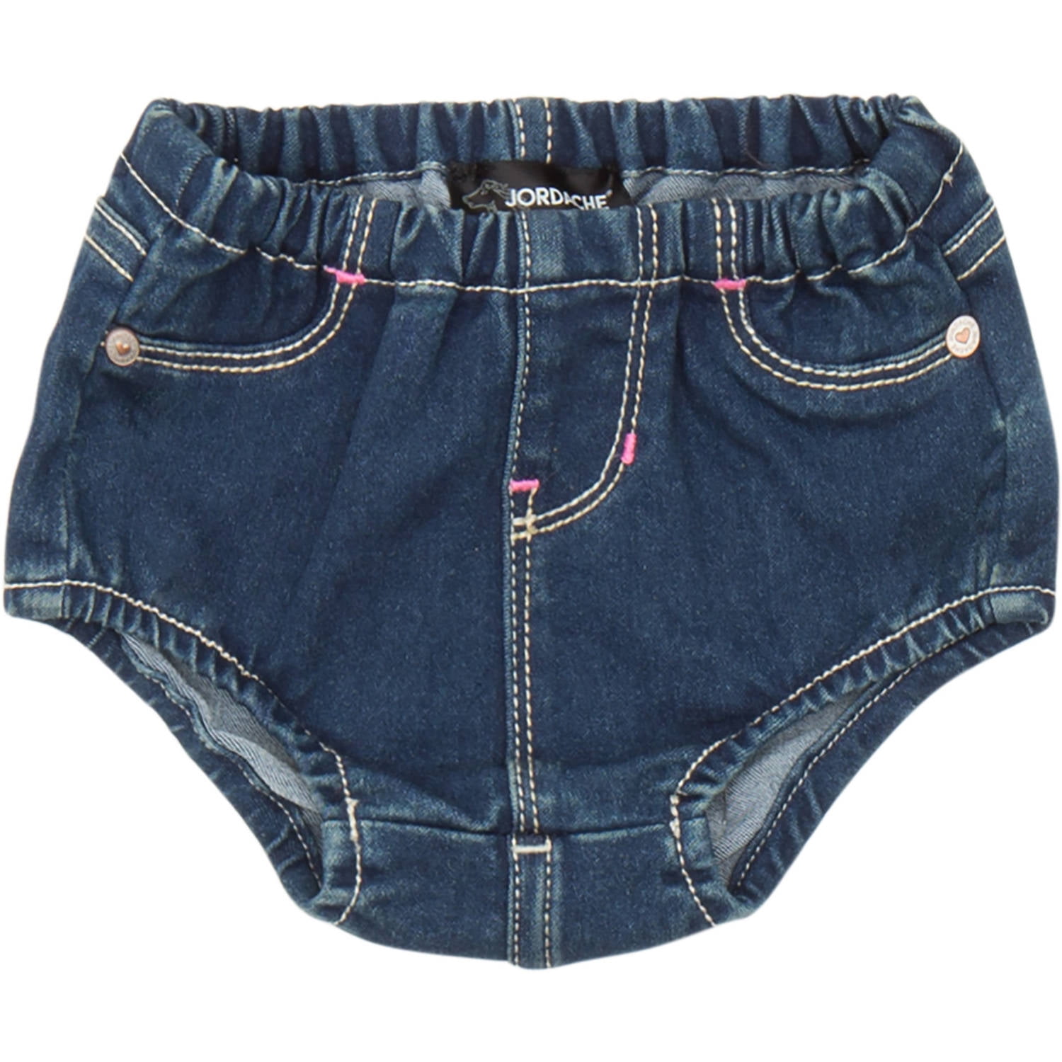 Newborn Baby Girl Denim Diaper Cover