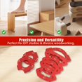 thumbnail image 6 of 7 Pcs Router Corner Radius Jig Template Kit | 3-in-1 Aluminum Alloy Guide for R10 R15 R20 R25 R30 R35 R40 R50 R60 & T10 T20 T30 T35 T40 T50 T60 | Use with Handheld Router and Router Table, 6 of 6