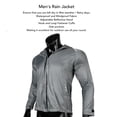 thumbnail image 3 of Poncho de Lluvia, Ponchos de Lluvia para Adultos, Chubasquero, Chaqueta de Lluvia para Hombres, Cortavientos Impermebles, Correr, Ciclismo, Senderismo, Capucha, Ligero,, 3 of 7