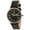 Black, variant on Steinhausen Men's Swiss Quartz Rose Gold Tone S. Steel Black Leather Watch S0120
