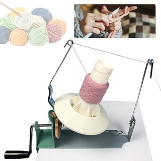 DENEST 500g Knit Picks Large Yarn Ball Winder Handheld Fiber Wool String Ball  Winder 