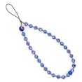 thumbnail image 1 of Colgante para móvil, pulsera de piedras preciosas, cadena para móvil, llavero - azul, 1 of 4