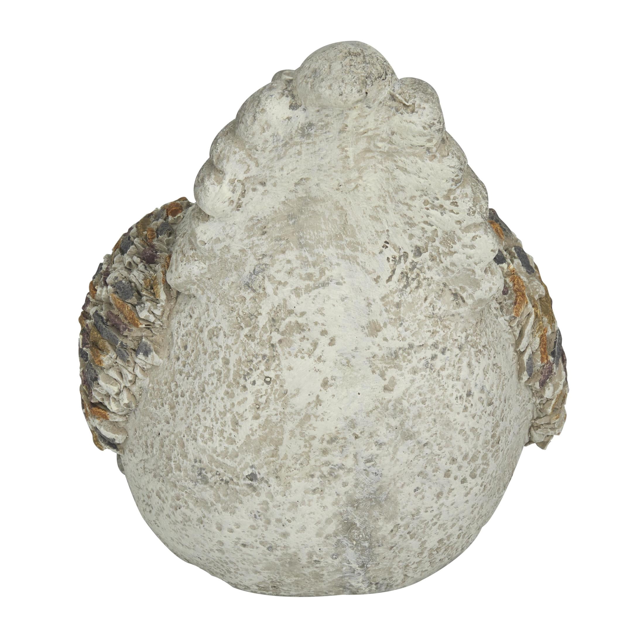 DecMode 13" Indoor Outdoor Chicken Garden Sculpture