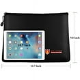 thumbnail image 7 of EIMELI 13.7”x 9.8”Large Waterproof and Fireproof Folder Money Bag, Fireproof Safe Storage Pouch with Zipper for A4 Letter/Legal Size File Holder,Cash,Tablet,Passport,Valuables, 7 of 7