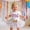 White3, variant on RTKFRFLM Baby Girls 3-Piece First Birthday Outfit Short Sleeve Graphic Romper with Tutu Skirt and Matching Headband Cute Princess Party Dress Set for Ages 3-24 Months