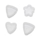 thumbnail image 1 of Juego de 4 moldes para hacer bolas de arroz Bearachild forma triangular, 1 of 6