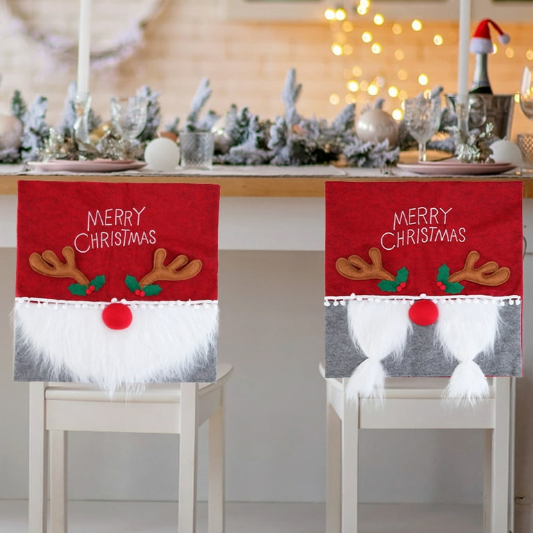Walmart christmas online chair covers