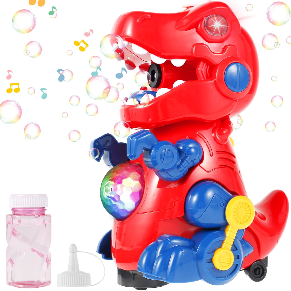 Atopoler Dinosaur Bubble Machine 3in1 Dinosaur Bubble Gun Dinosaur