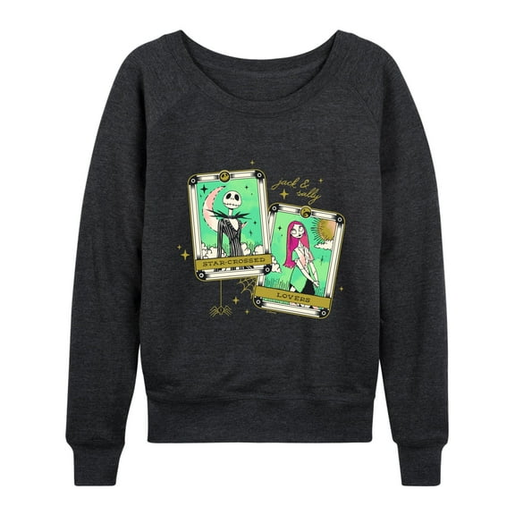 The Nightmare Before Christmas - Star Crossed Lover - Women's Lightweight French Terry Long Sleeve Shirt