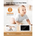 thumbnail image 4 of Monitor para bebés iFamily 7 Large Split con 2 cámaras HD 1080P, 4 of 9