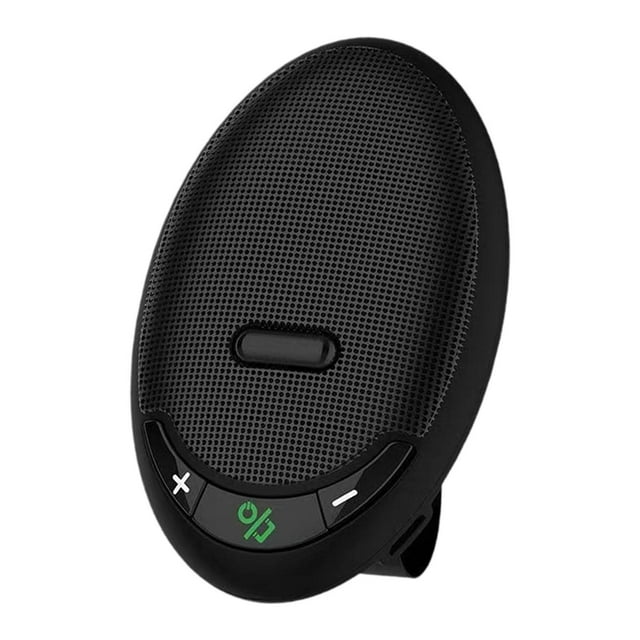Receptor de audio portátil para coche con altavoz, parasol, versátil, ligero, inteligente, con reducción de ruido y forma elíptica.