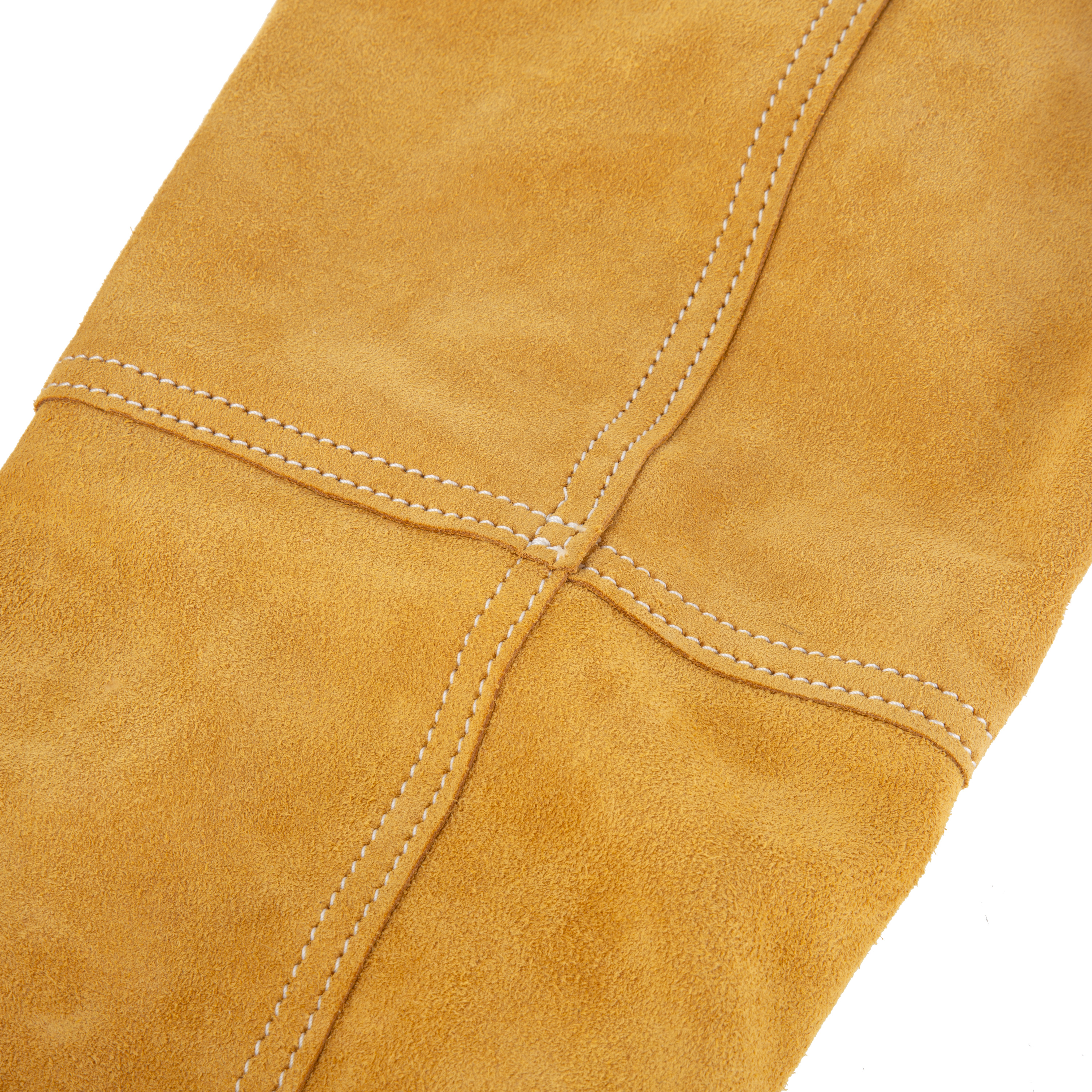 Hyper Tough Leather Welding Work Sleeves Pair - Durable Protection
