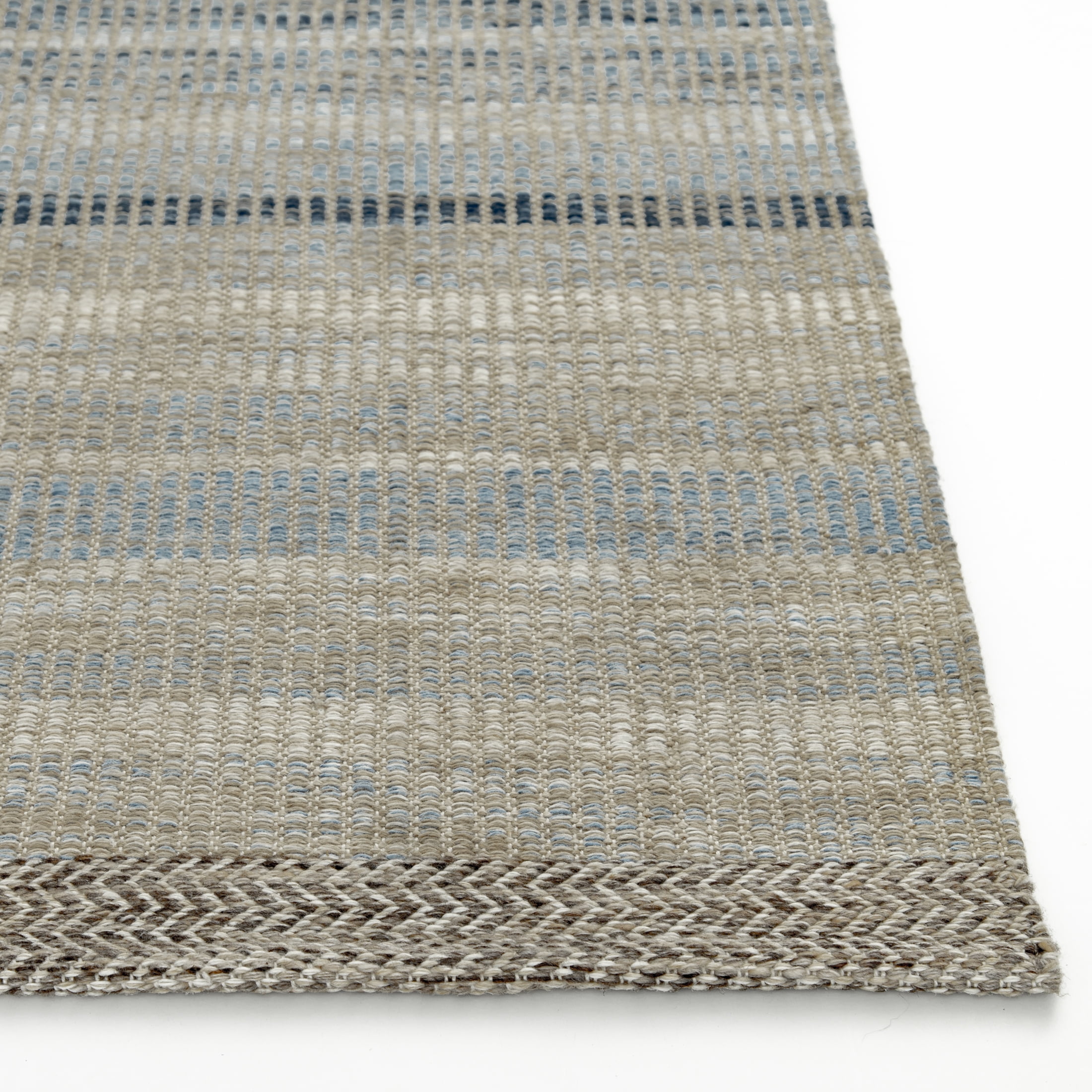 Better Homes & Gardens Blue Striped Lisa Runner Rug, 2'6"x8'