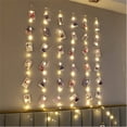 thumbnail image 1 of UTAH-3.3×5ft Short Curtain Lights with 8 Hook for Small Windows, 96 LED Warm White Photo Clips String Light with 52 Clear Clips, Remote Control 8 Modes USB Fairy Lights for Bedroom, Party, Wall, 1 of 4