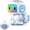 Blue, variant on Aezusy RC Robot Toys for Kids, Programming Remote Control Robots with Walking Sliding Recording Music & LED Lights, STEM Educational Interactive Toy Gift for Boys Girls Ages 3-8, Gray