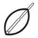 thumbnail image 4 of Pinza de horquilla delicada, pinza de pelo ovalada de aleación, pasador de agarre deslizante, de niña Negro Hugo Pinza de horquilla geométrica, 4 of 7