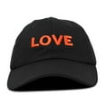 thumbnail image 4 of DALIX Custom Embroidered Hats Dad Caps LOVE Stitched Logo Hat in Black, 4 of 7