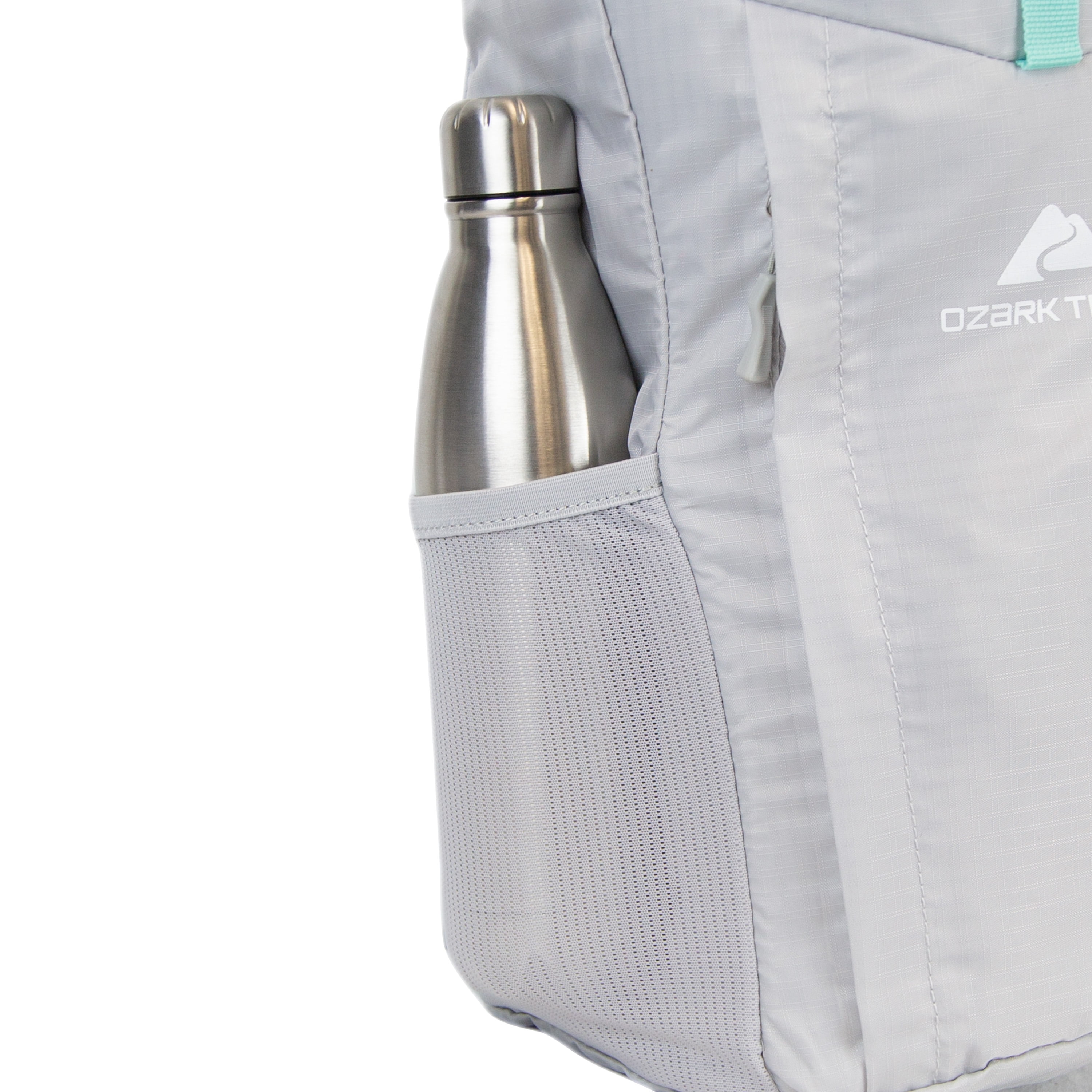 Ozark Trail 20L Corsicana Roll Top Backpack Hydration Compatible Gray Walmart