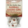 Acme International 070103 Mini Muffin Baseball Baking Cup - Pack of 72 - 75 Piece