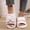 Pink, variant on IEMIEMIEM Bow Slippers for Women Men Memory Foam Plush Slippers Cute Cartoon Slip On Fall Winter Warm Fluffy Fur Lined Indoor Outdoor House Home Bedroom Shoes White 10.5-11 Wide